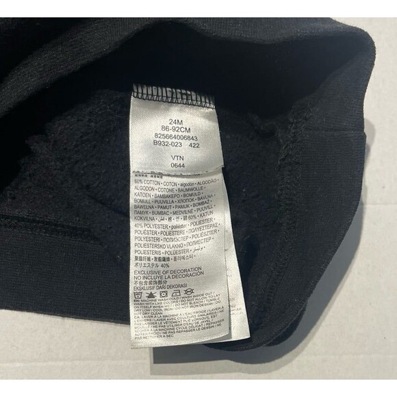 Jordan Hoodie Black Size 24M - Picture 5 of 5
